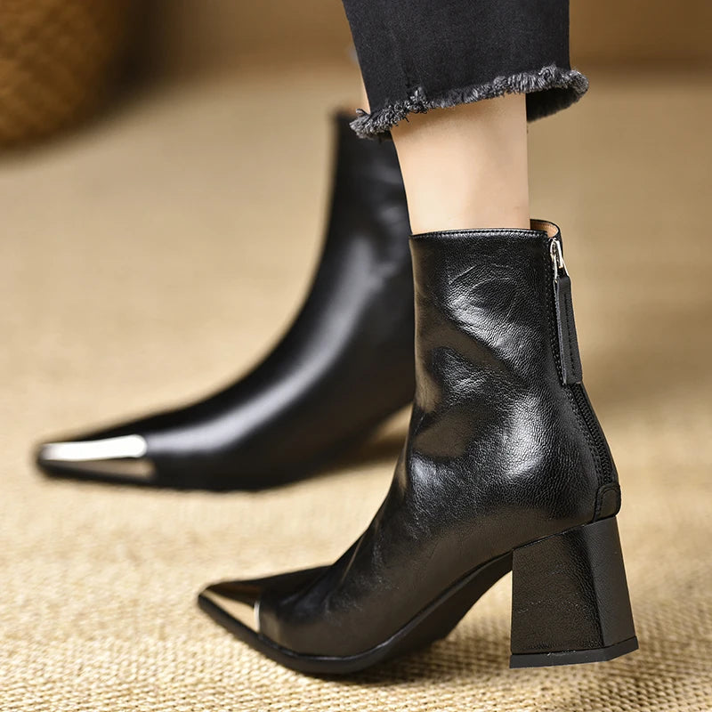 Designer Pointed Toe Women Modern Ankle Boots