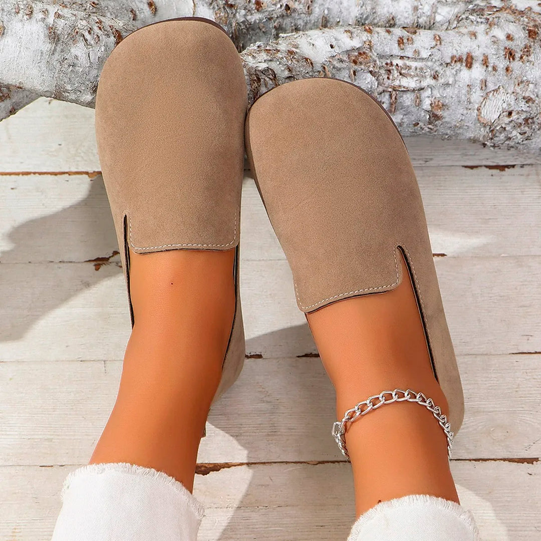 Round Toe Soft Loafers