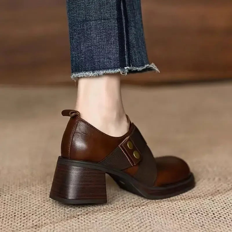 Women's Chunky Heeled Shoes