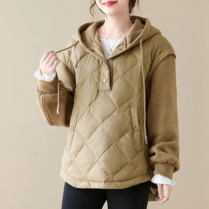 Casual Loose Hooded Women Parka