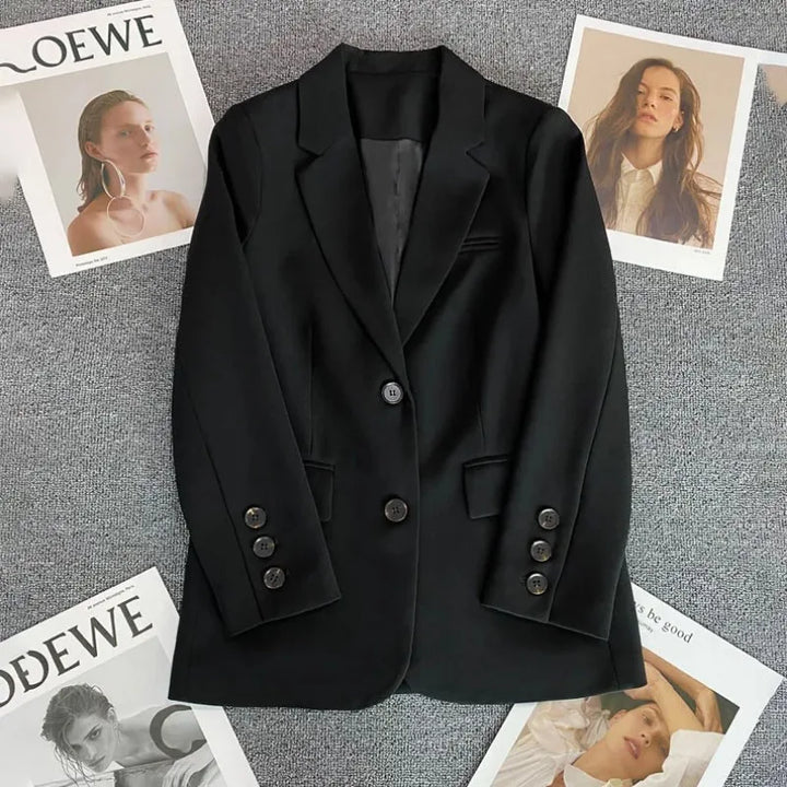 Long Sleeve Single Breasted Blazer