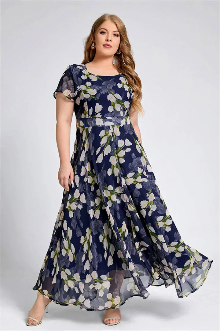 Chiffon Floral Dress