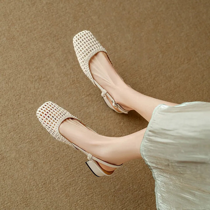 Mid Heel Summer Sandals