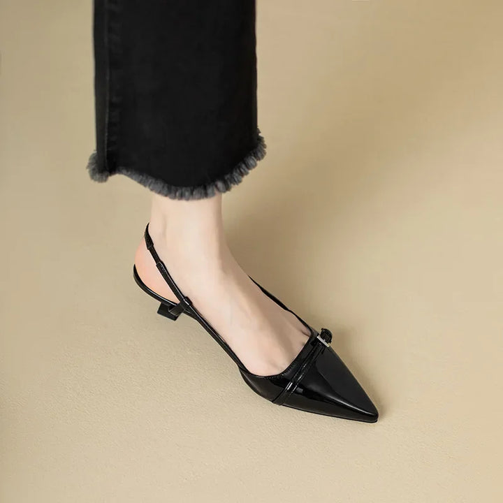 Narrow Heel Pumps