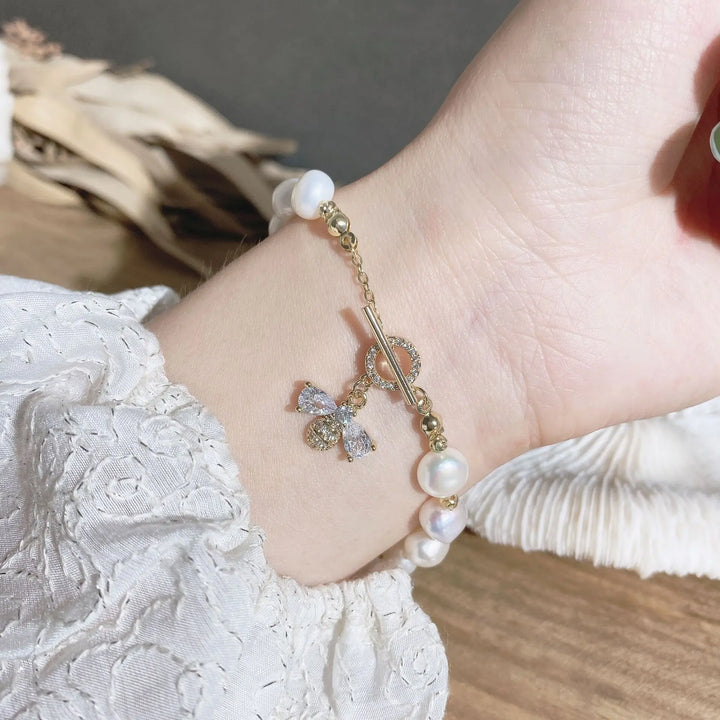 Honeybee Pearl Bracelet