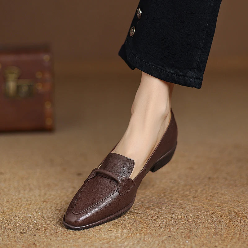 Pointed Toe Slip-on Shoes