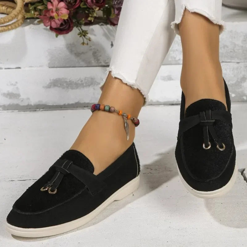 Casual Flat Tassel Loafers