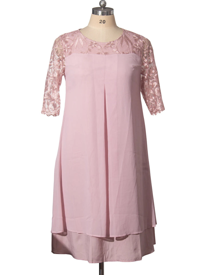 Embroidered Floreal Dress