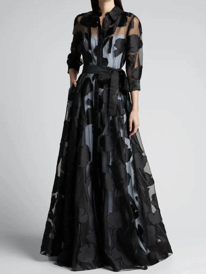 Jacquard Maxi Dress