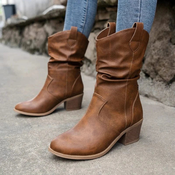 Block Heel Boots