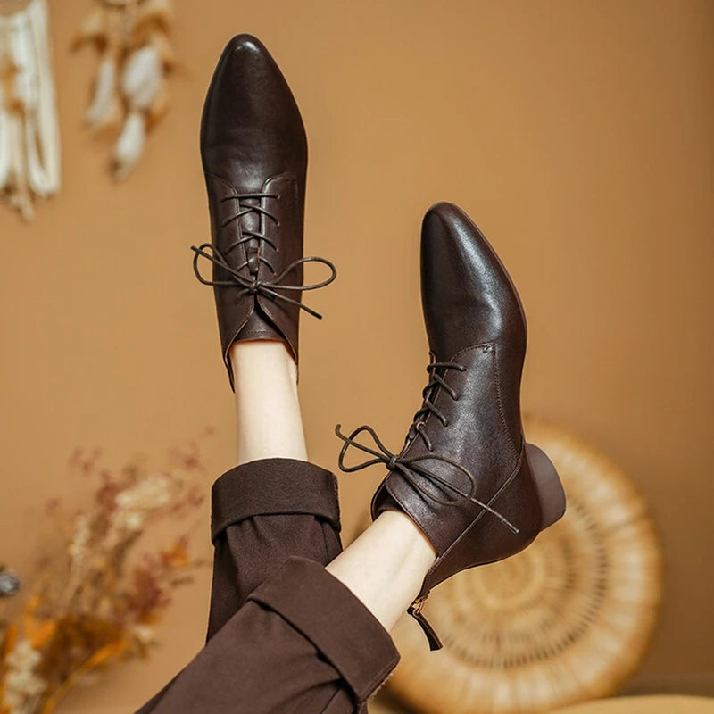 Pointed Toe Low Heel Shoes