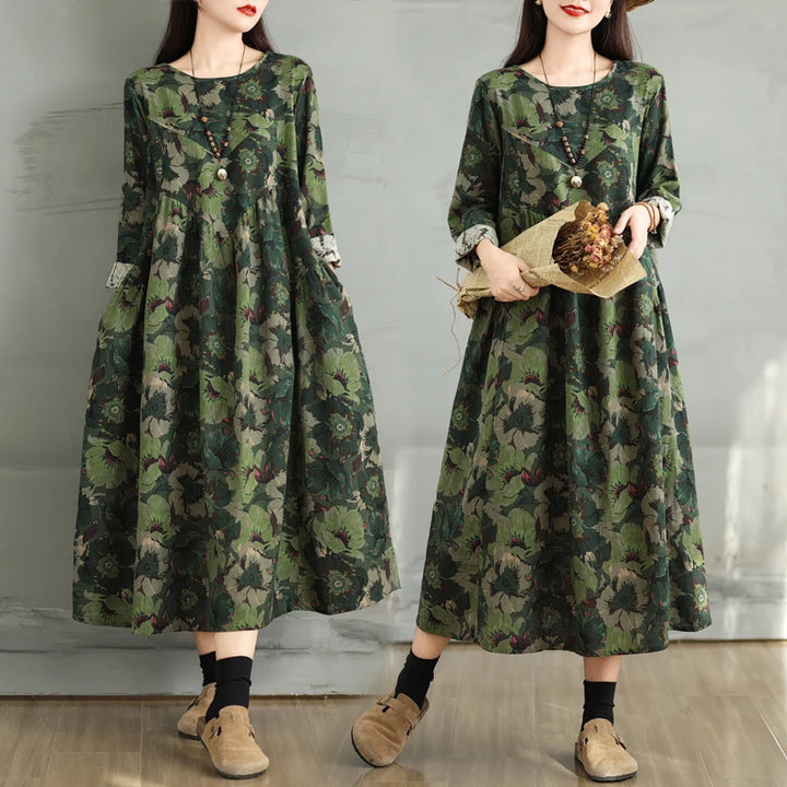 Retro Green Dress