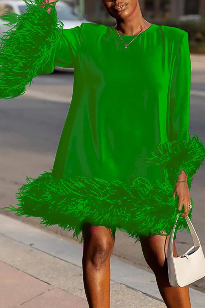 Feather Light Mini Dress