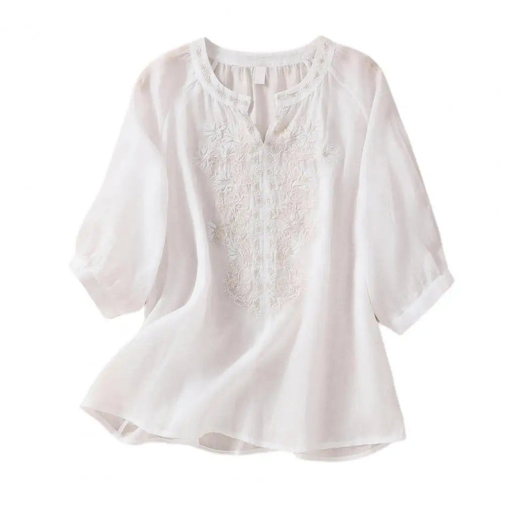 V-neck Blouse