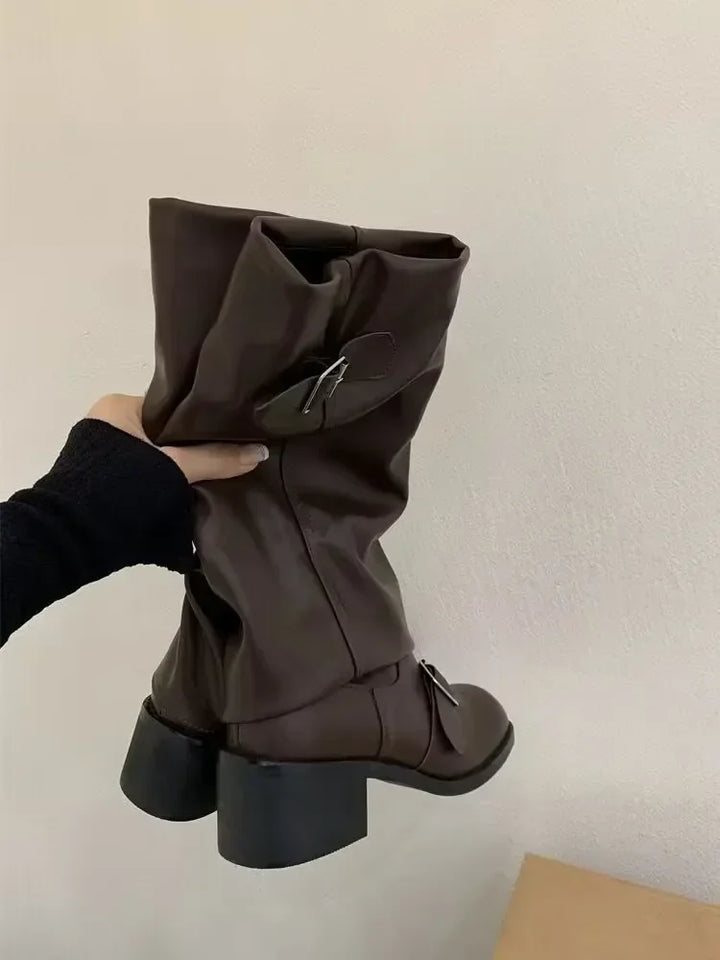 Chunky Heels Boots