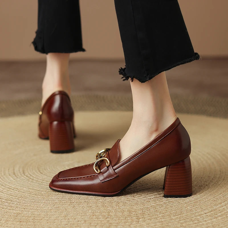 Square Toe Heels