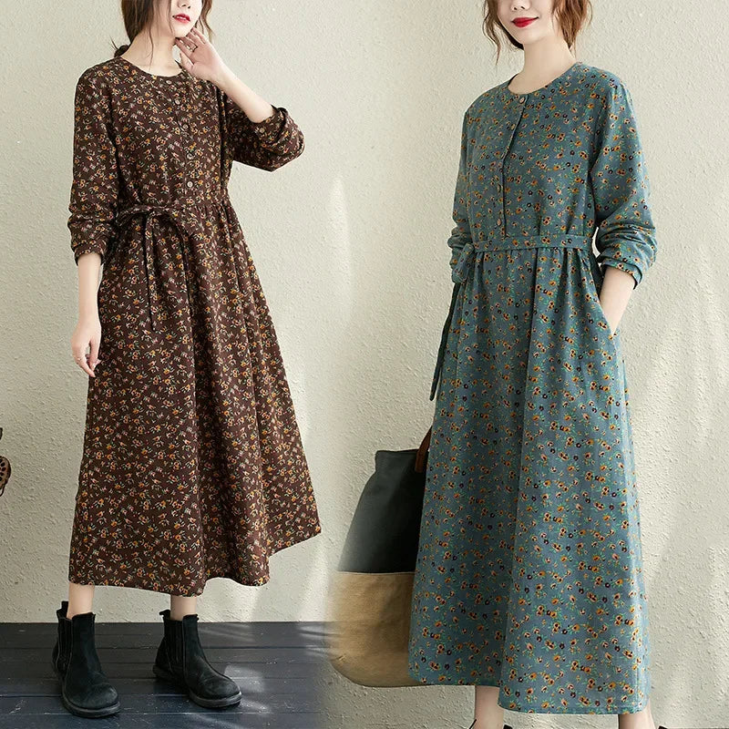 Loose Wrap Dress