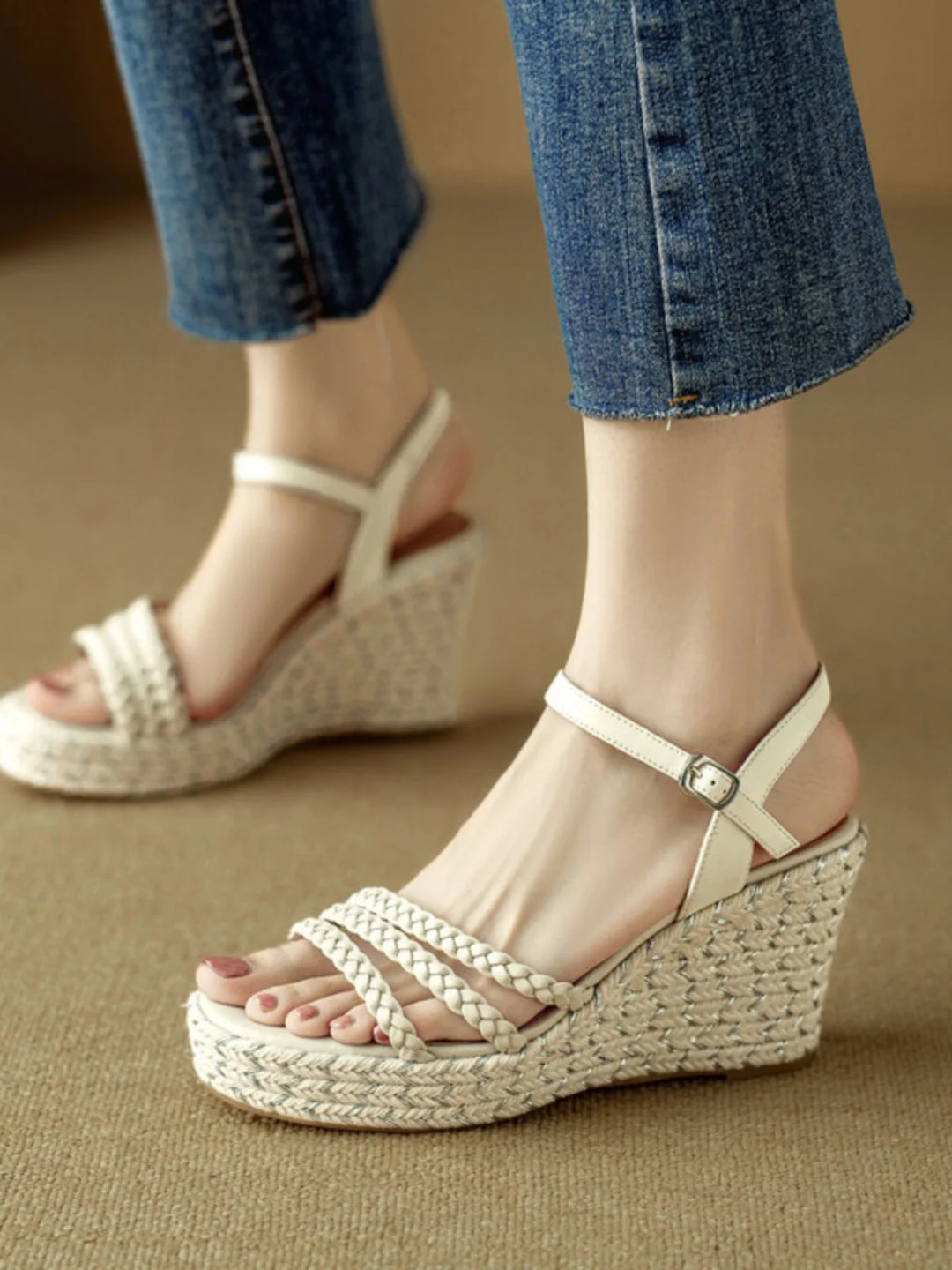 Retro Roman Style Wedges