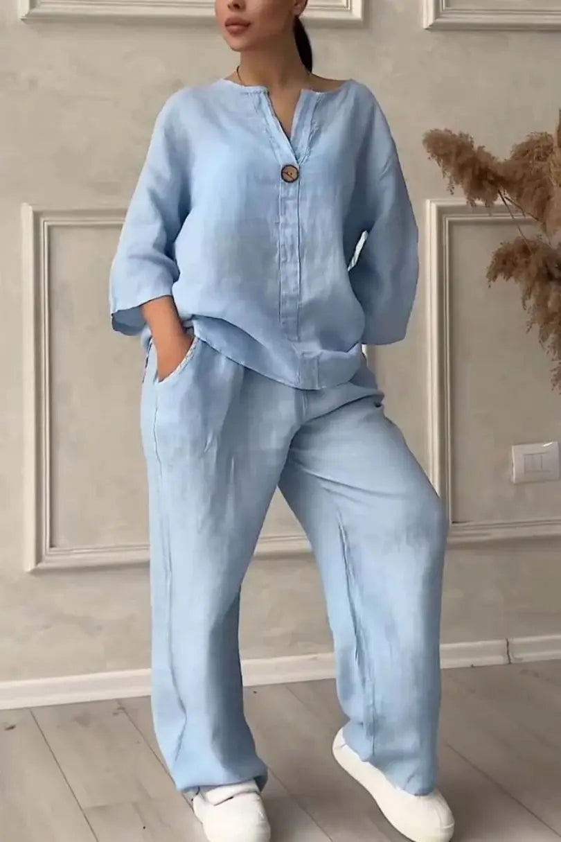 Linen Loose Set