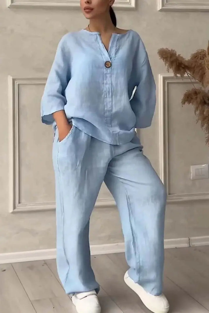 Linen Loose Set