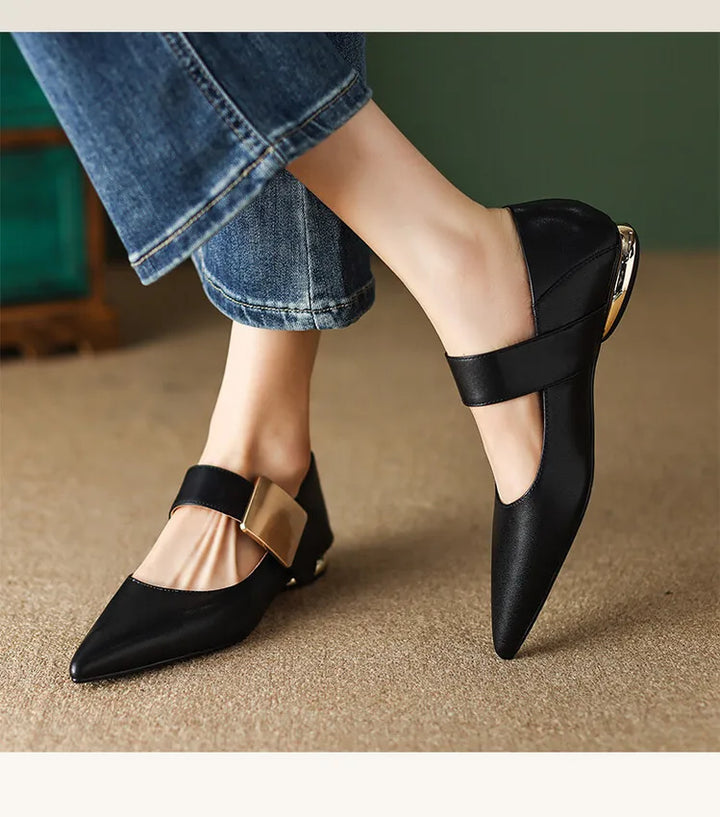 Velvet Tip Elegant Shoes