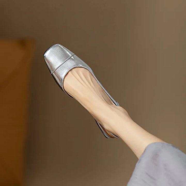 Block Heel Retro Shoes