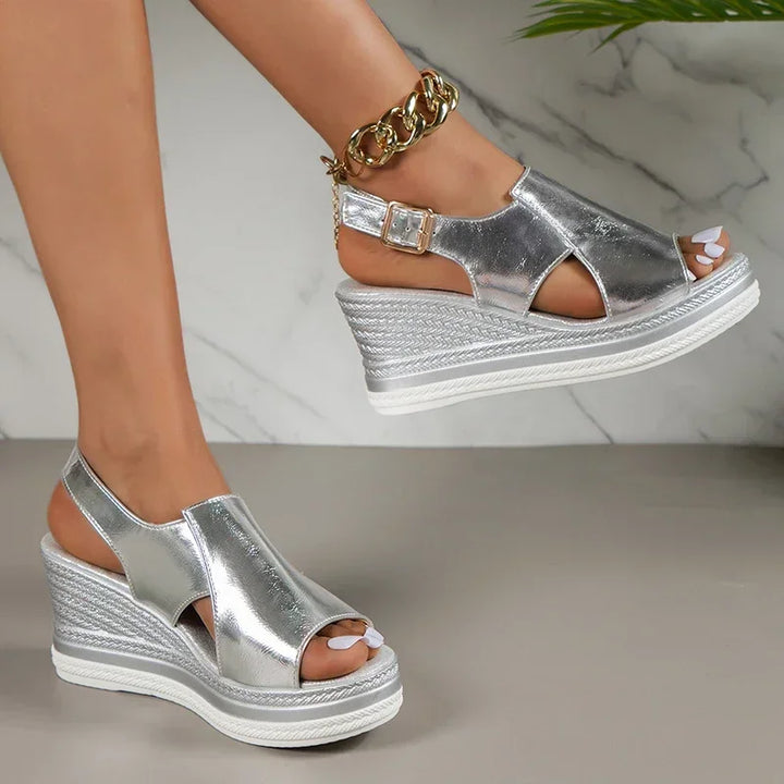 Golden Chic Sandals