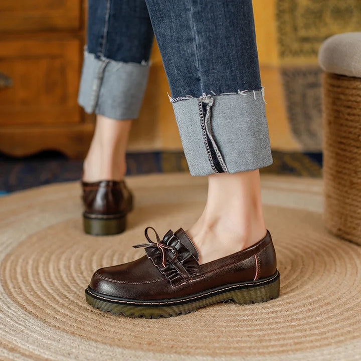Retro Platform Oxford Shoes