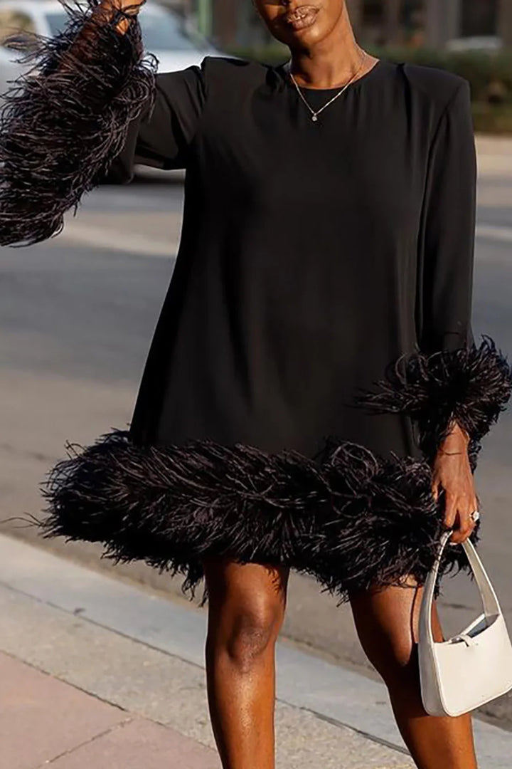 Feather Light Mini Dress