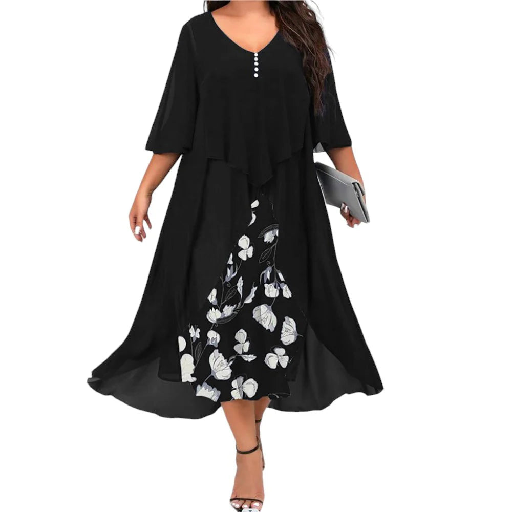 Patchwork Retro Dress