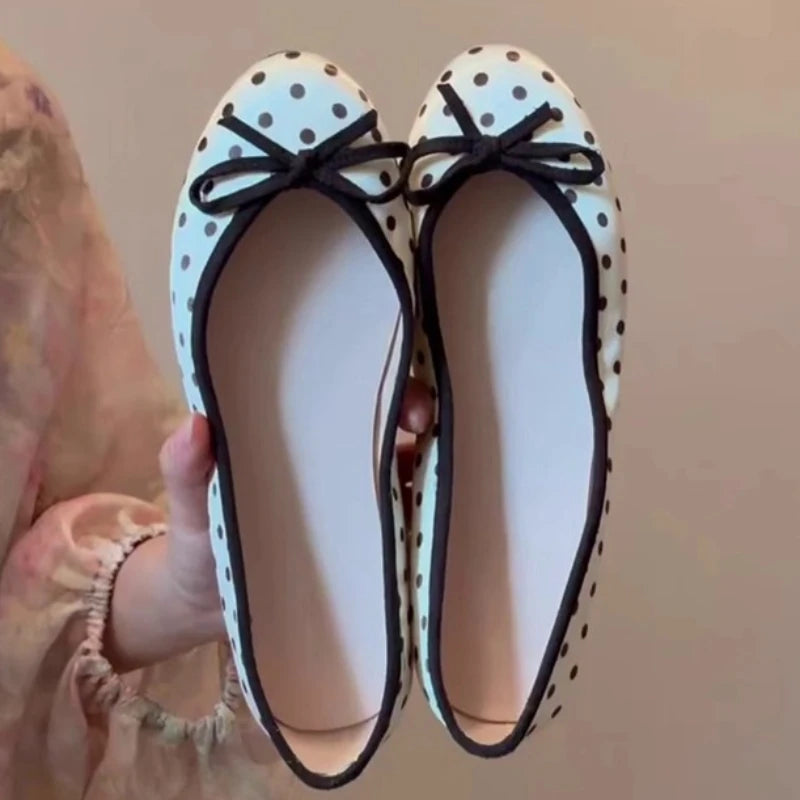 Round Toe Ballet Flats for Women