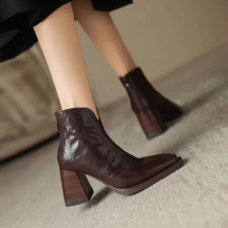 Zipper Close Boots