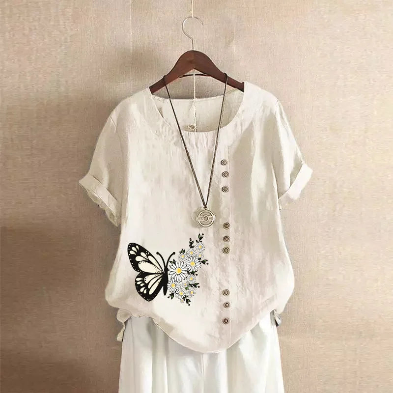 Vintage Linen Blouse