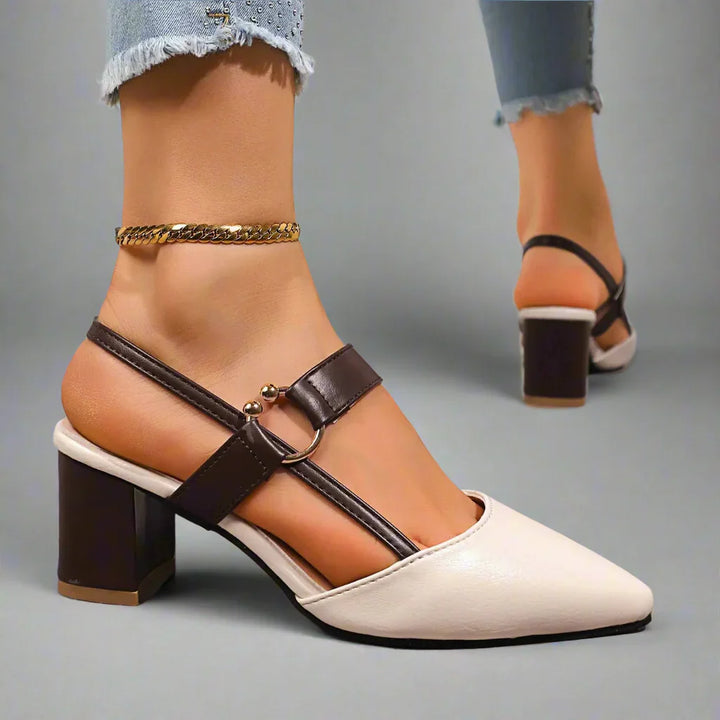 Pointed Block Heels