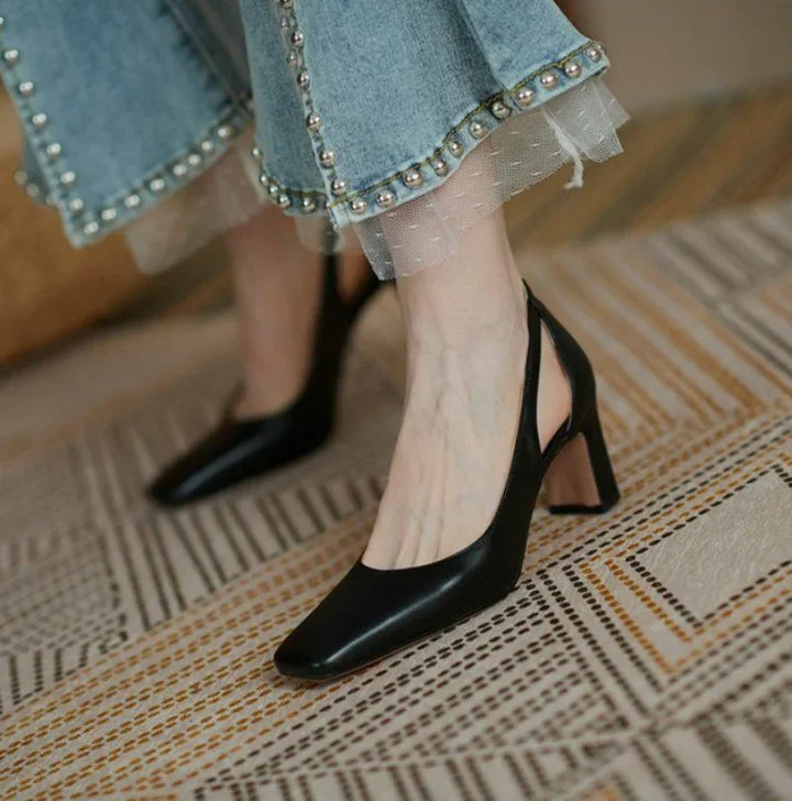 Casual Chunky Heels Pumps