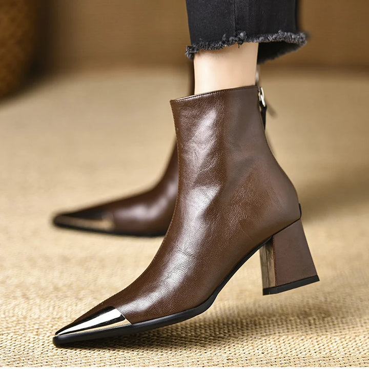Designer Pointed Toe Women Modern Ankle Boots