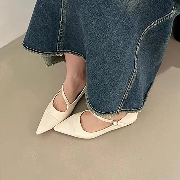 Flats Pointed Toe Mary Jane Shoes