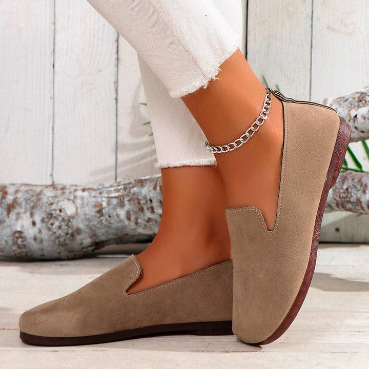 Round Toe Soft Loafers