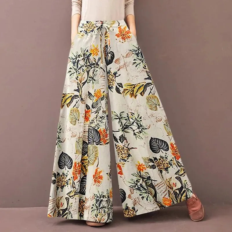 Floral Loose Trousers