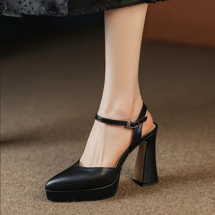High Heel Pointed Toe Sandals