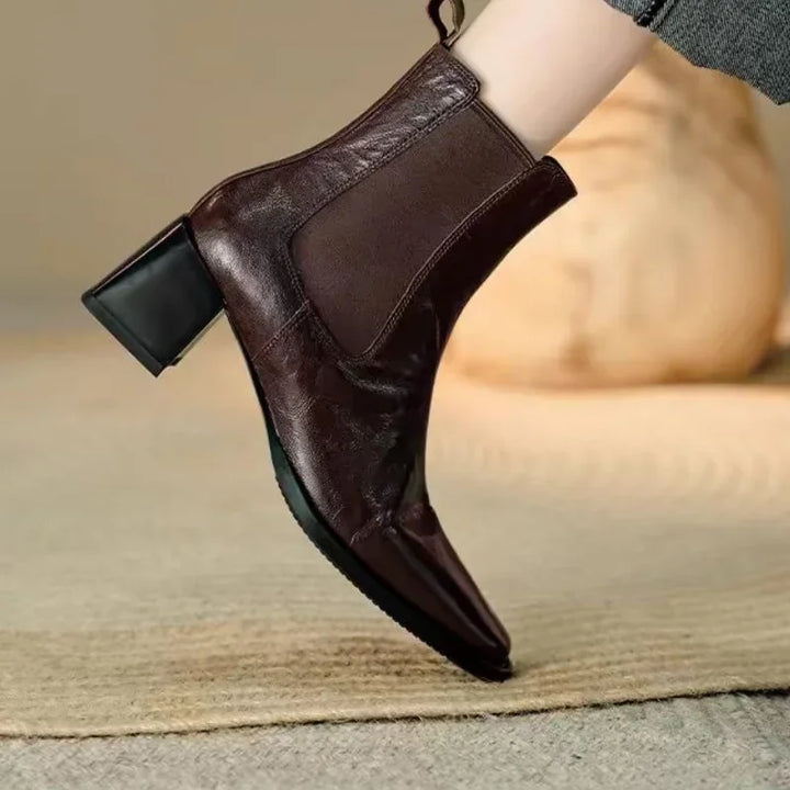 Thick Heel Elegant Boots