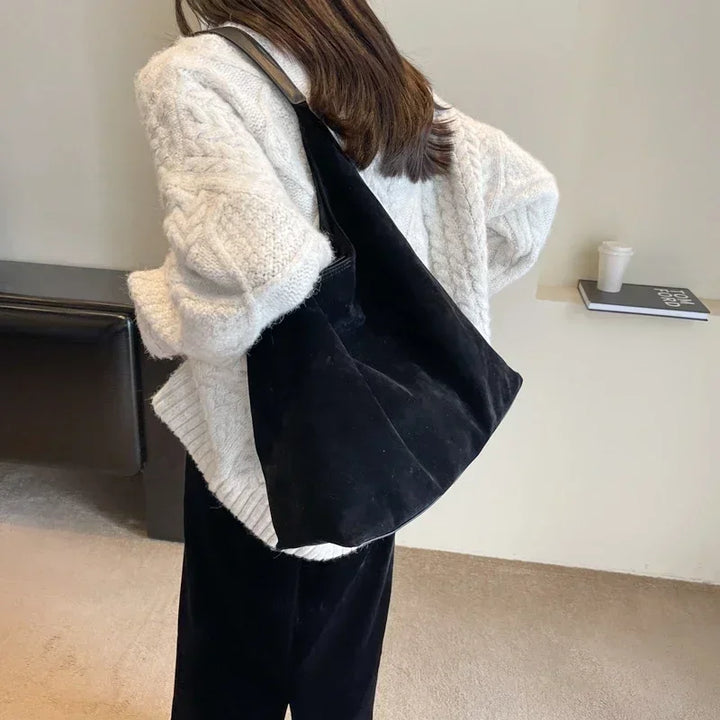 Suede Shoulder Bag