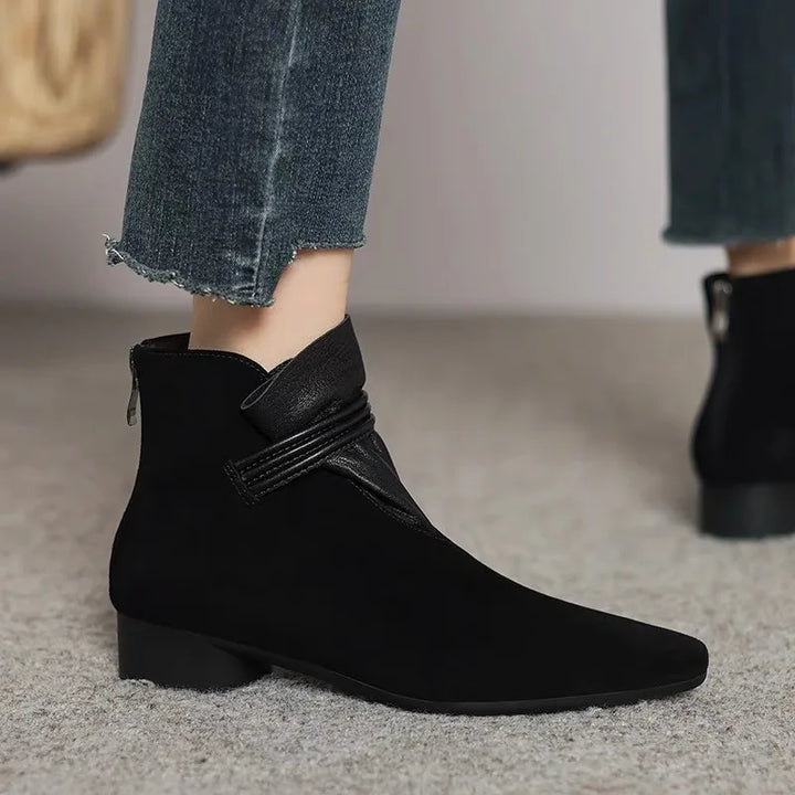 Low Heel Pointed Toe Shoes