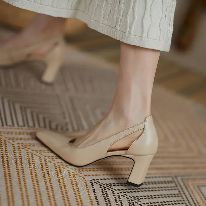 Casual Chunky Heels Pumps