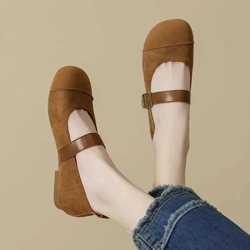 Buckle Strap Flats