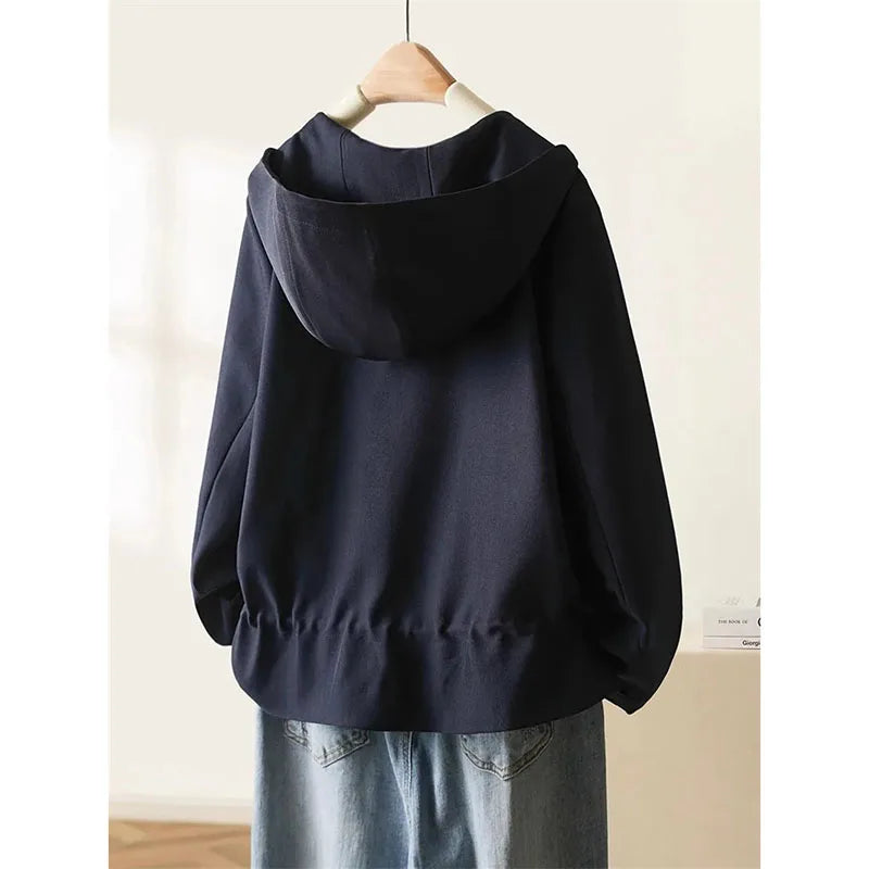 Hooded Short Windbreaker