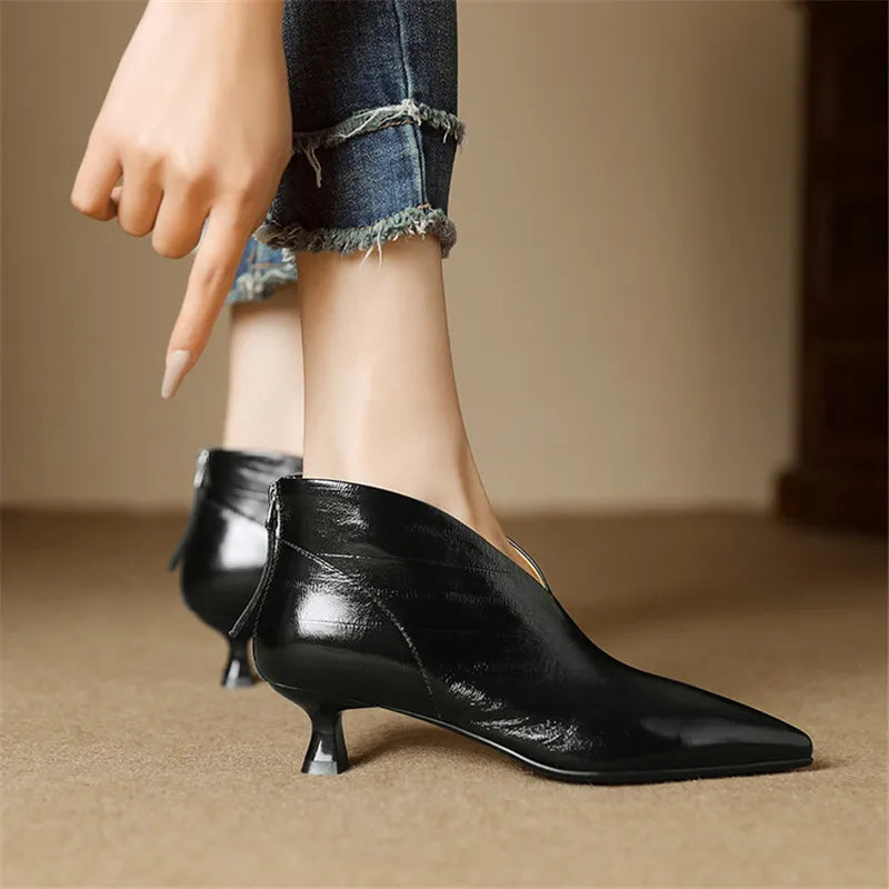 Pointed Toe Ankle Shoes