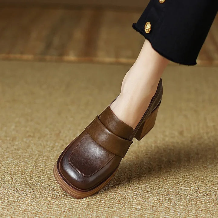 Platform British Style Women's Shoes