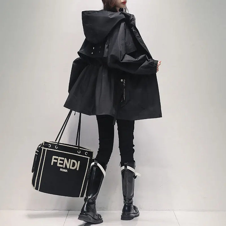 Light Hooded Trench Coat