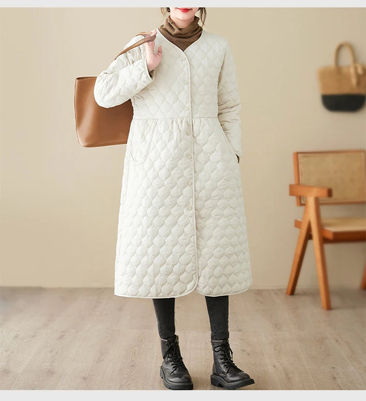 Long Sleeve V-neck Plus Size Jacket